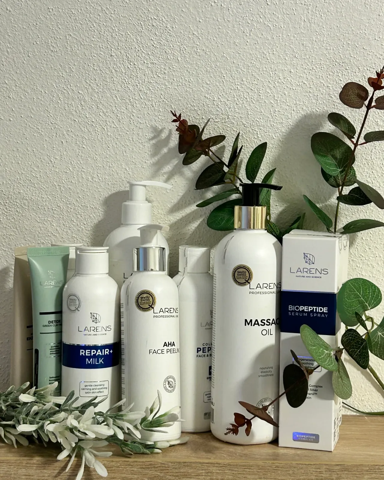 Kosmetika Larens při ošetření v salonu